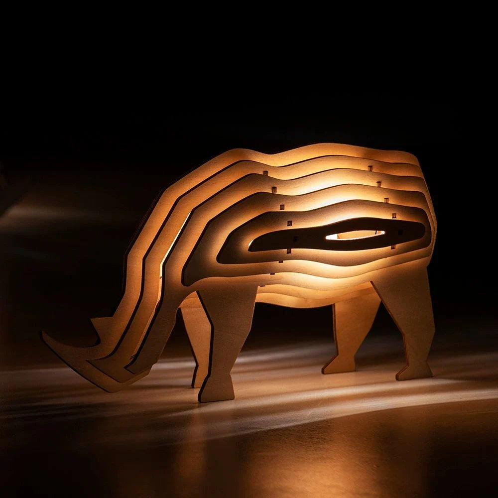 Houten Dier Licht