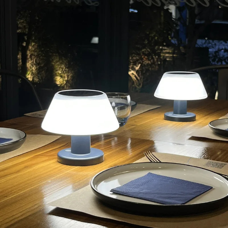 Zonne-energie Tafellamp voor Binnen & Buiten – Duurzaam en Draadloos