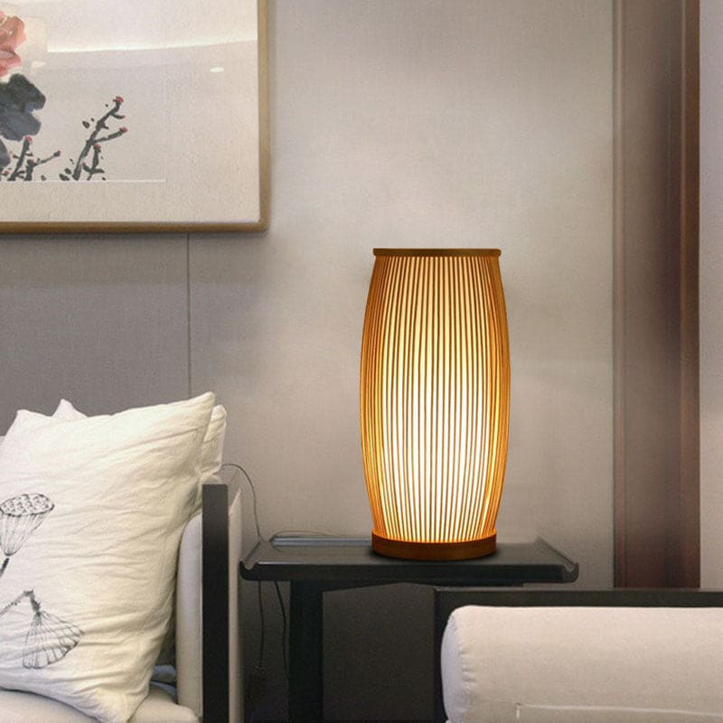 Bamboe Tafel Lamp Nachtlampje