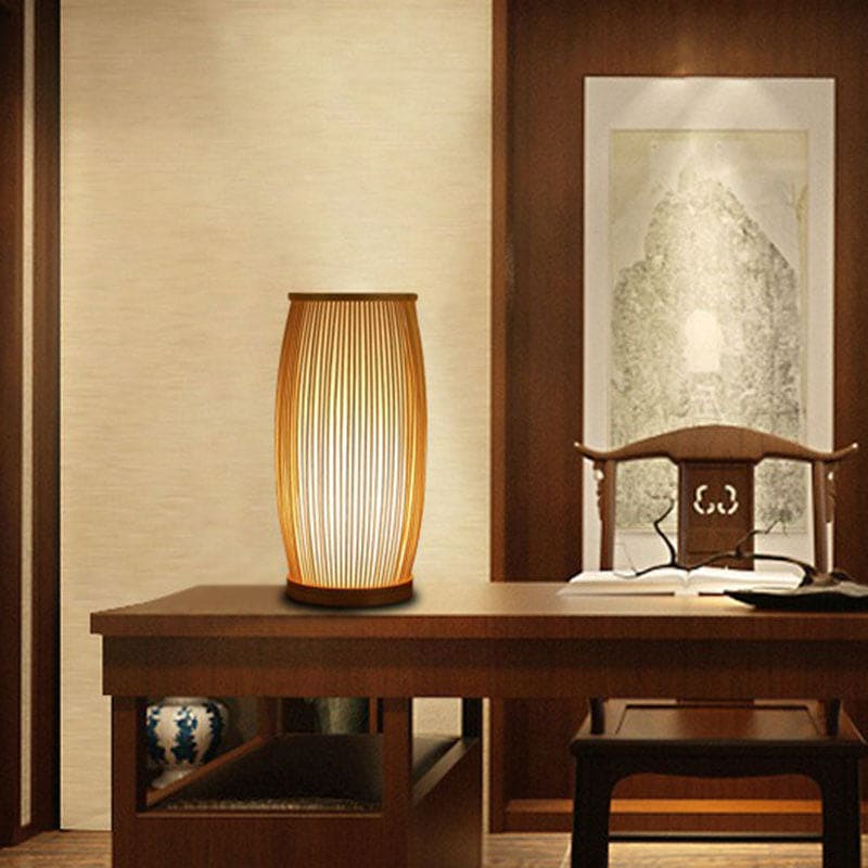 Bamboe Tafel Lamp Nachtlampje