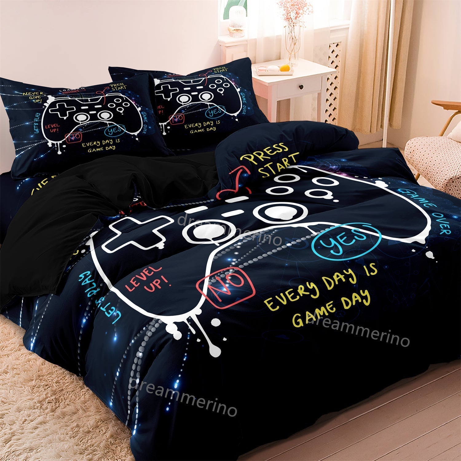 Kinderdekbed Set Spelcontroller