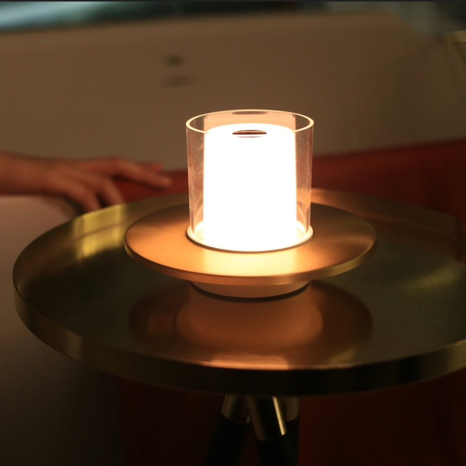 Moderne Draadloze Tafellamp met Kaars