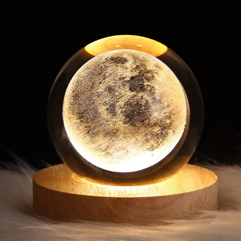 3D Galaxy Crystal Ball LED Nachtlicht