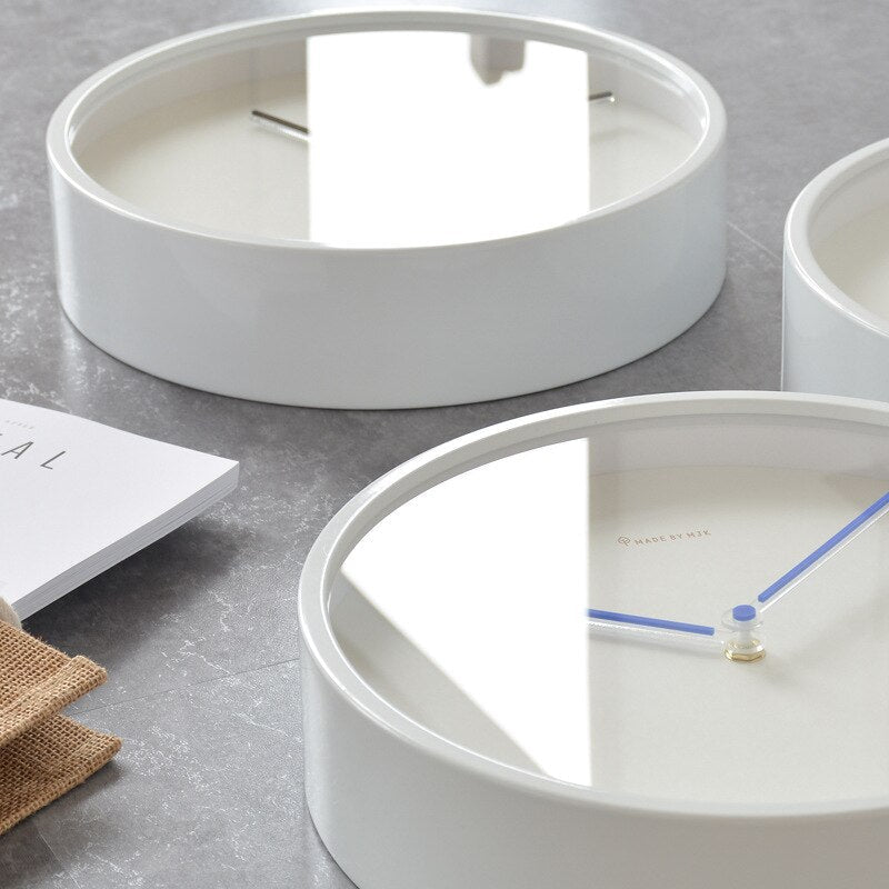 Scandinavische Minimalistische Wandklok - Klok in Scandinavische stijl met een strak, modern ontwerp