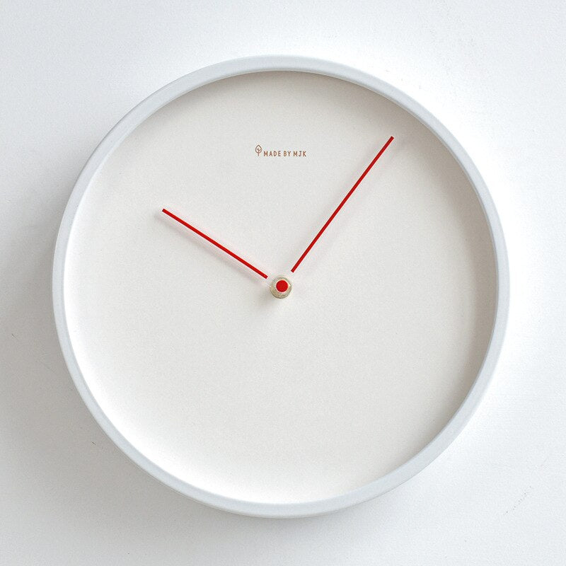 Scandinavische Minimalistische Wandklok - Klok in Scandinavische stijl met een strak, modern ontwerp