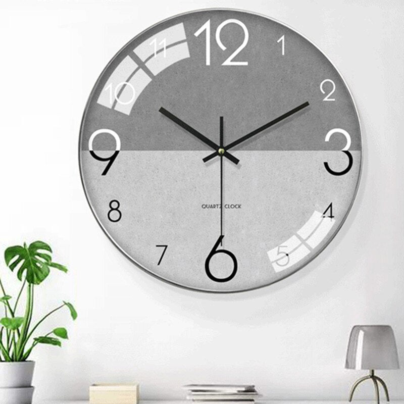 Stijlvolle Wandklok - Tijdloze Moderne Wandklok met Stil uurwerk