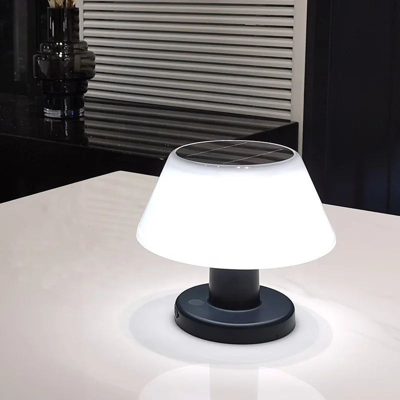 Zonne-energie Tafellamp voor Binnen & Buiten – Duurzaam en Draadloos