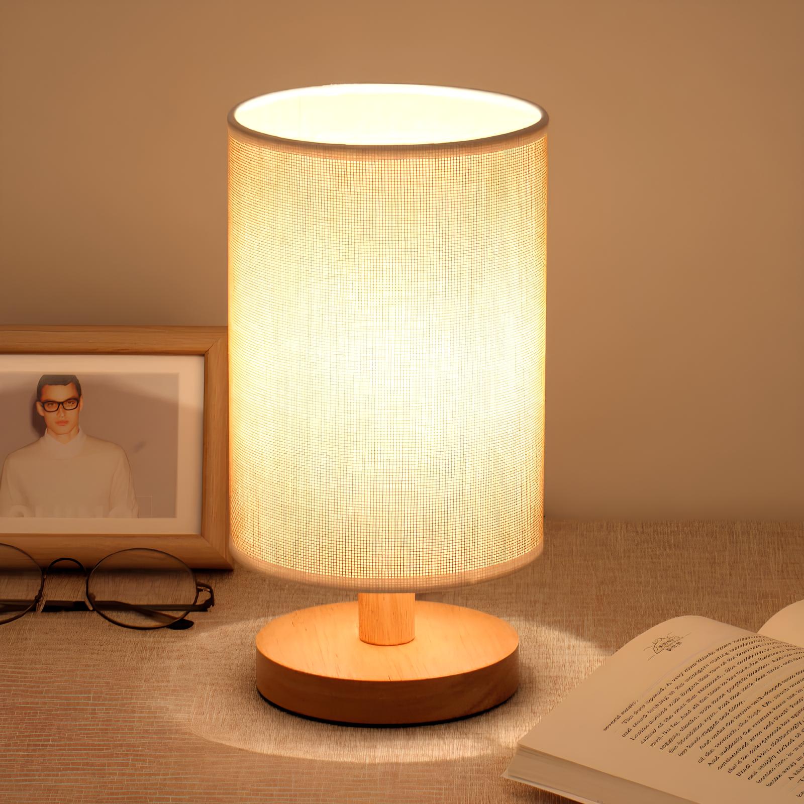 Moderne Houten Nachtkastje Lampenkap