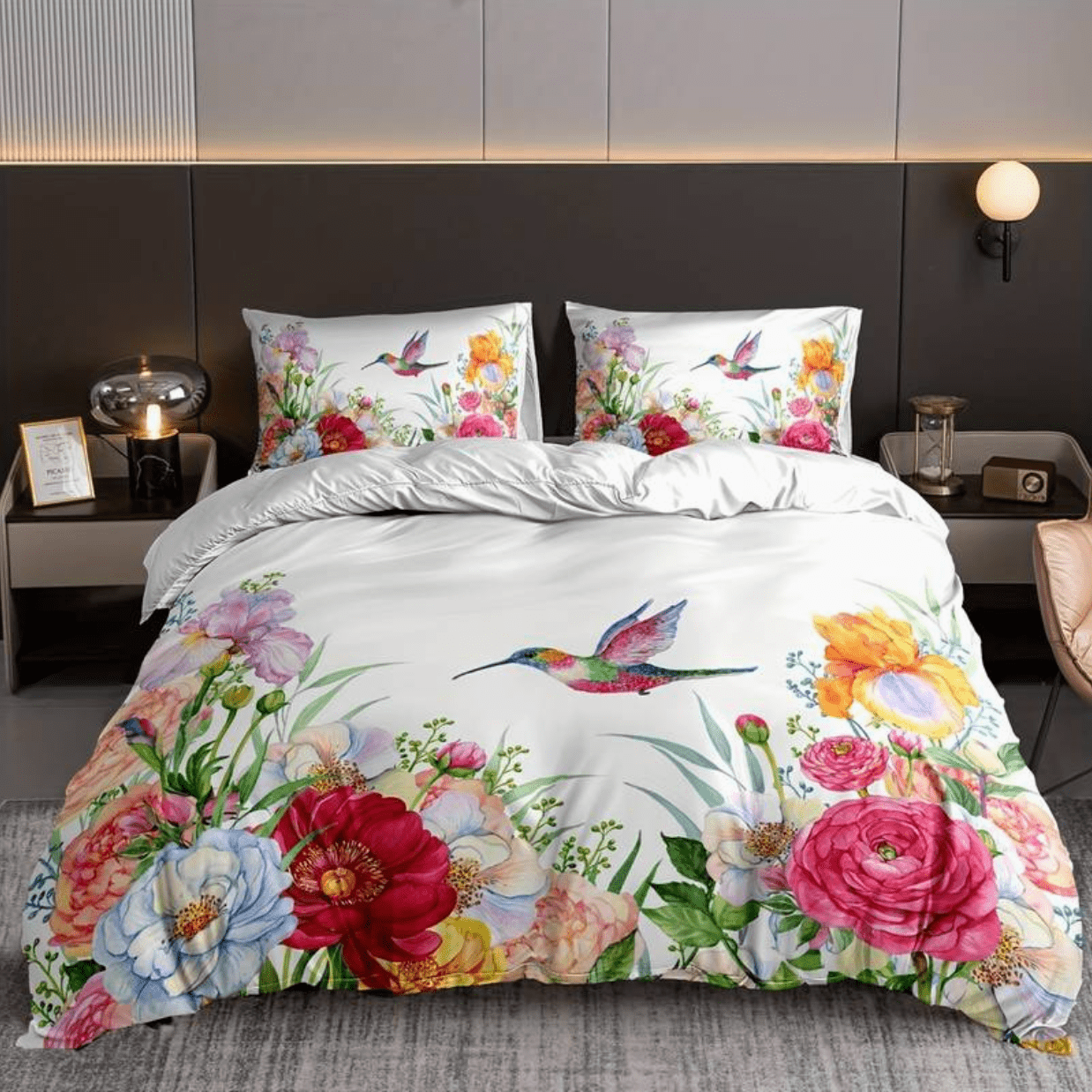 Credom Bedsheet ColorBloom - Kleurrijk Dekbed met Kussenslopen