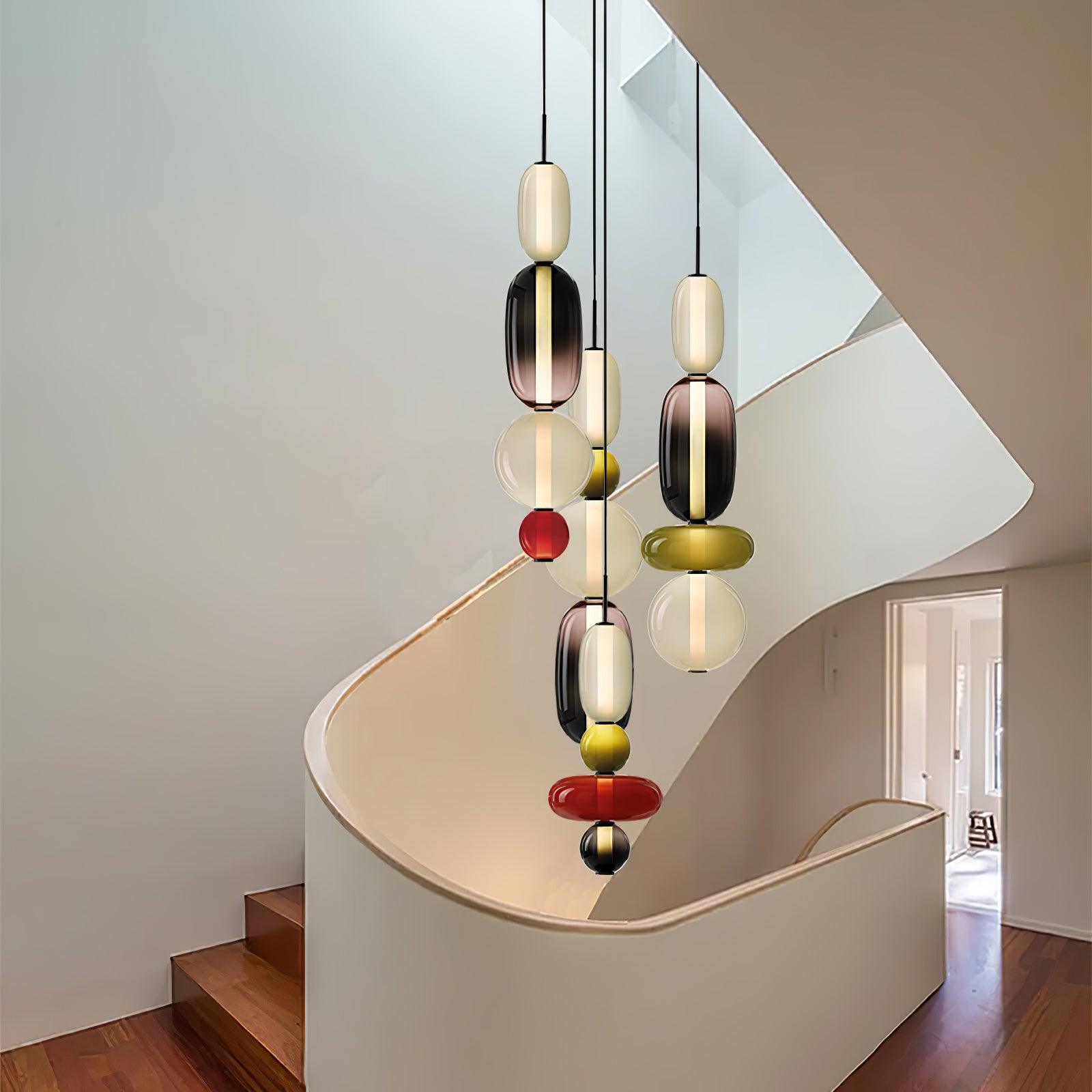 Hanglamp van Suikerachtig Glas