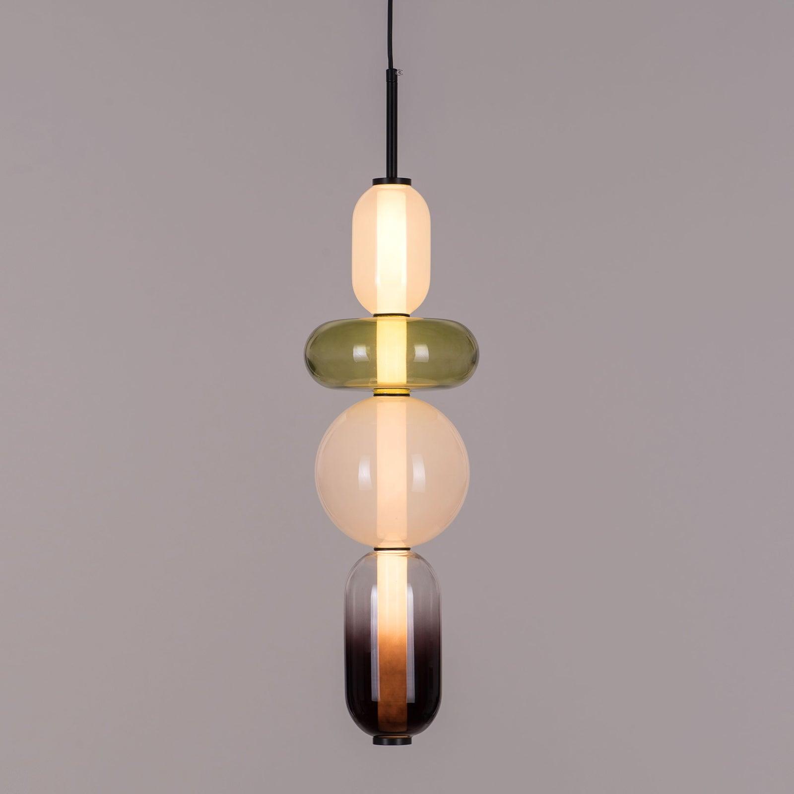 Hanglamp van Suikerachtig Glas