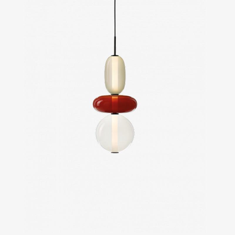 Hanglamp van Suikerachtig Glas
