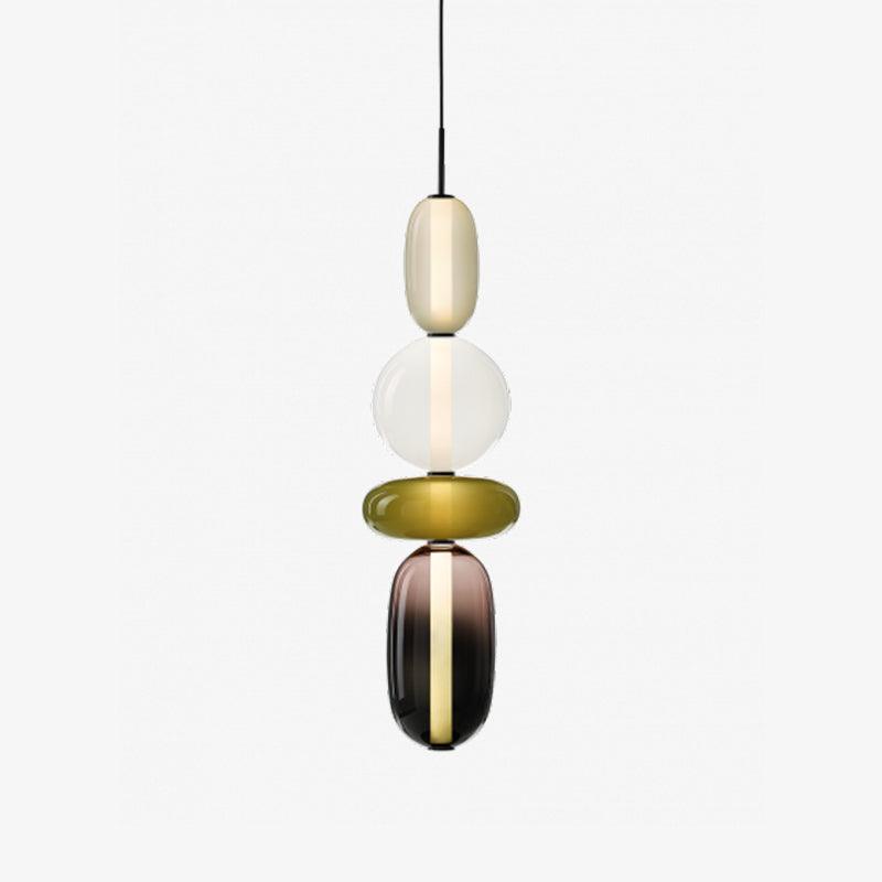 Hanglamp van Suikerachtig Glas