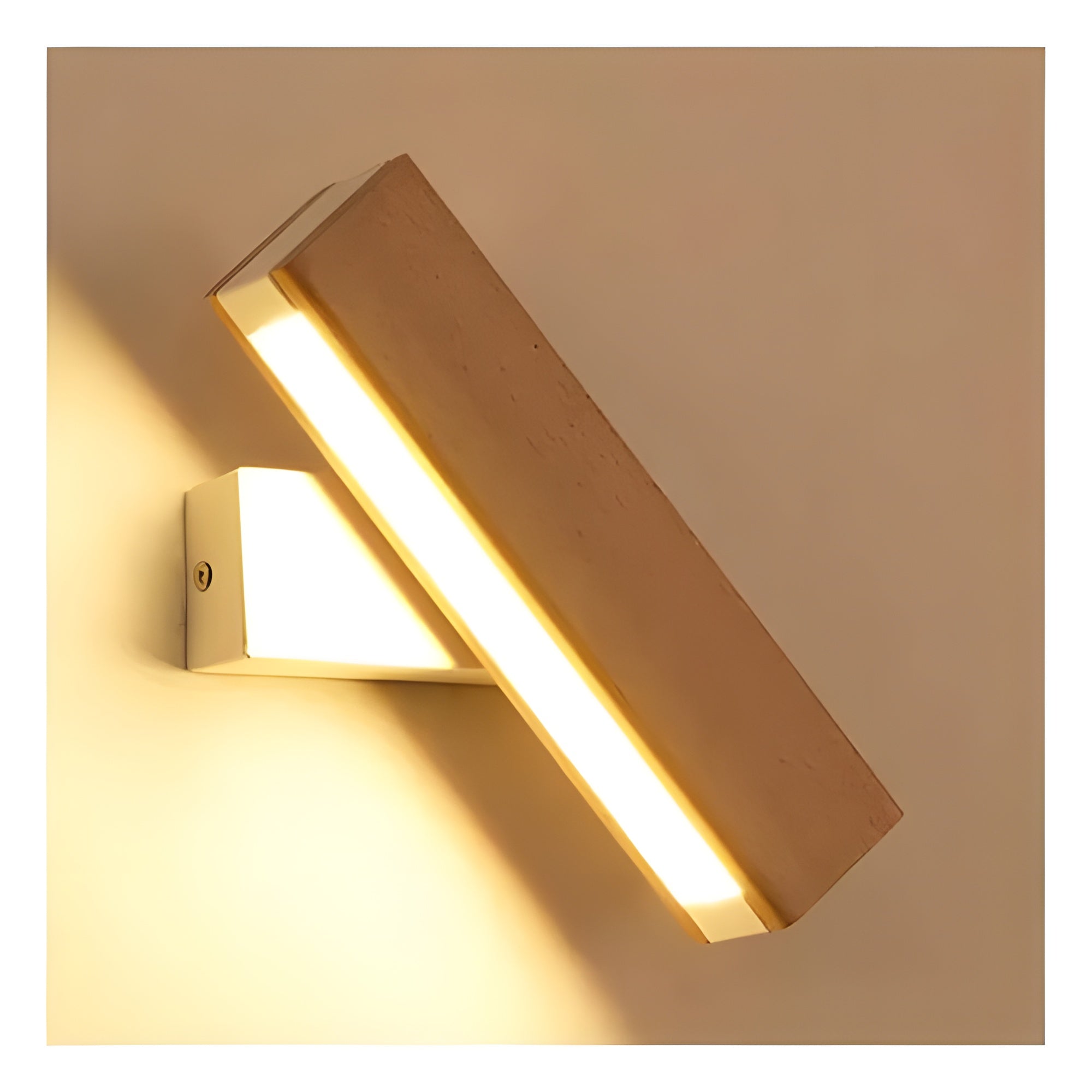 Noordse Hout Led Wandlamp