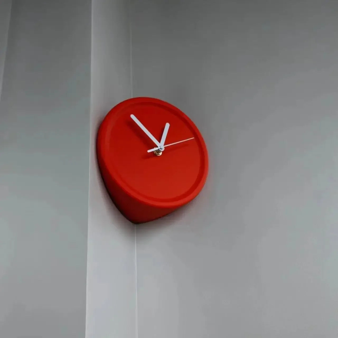Stille Wandklok Zonder Tikkend Geluid – Ophangen Zonder Boren | Moderne Klok voor Woonkamer & Slaapkamer