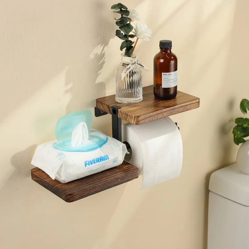 Houten Toiletpapierhouder