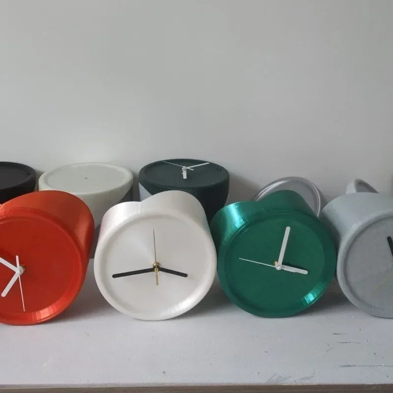 Stille Wandklok Zonder Tikkend Geluid – Ophangen Zonder Boren | Moderne Klok voor Woonkamer & Slaapkamer