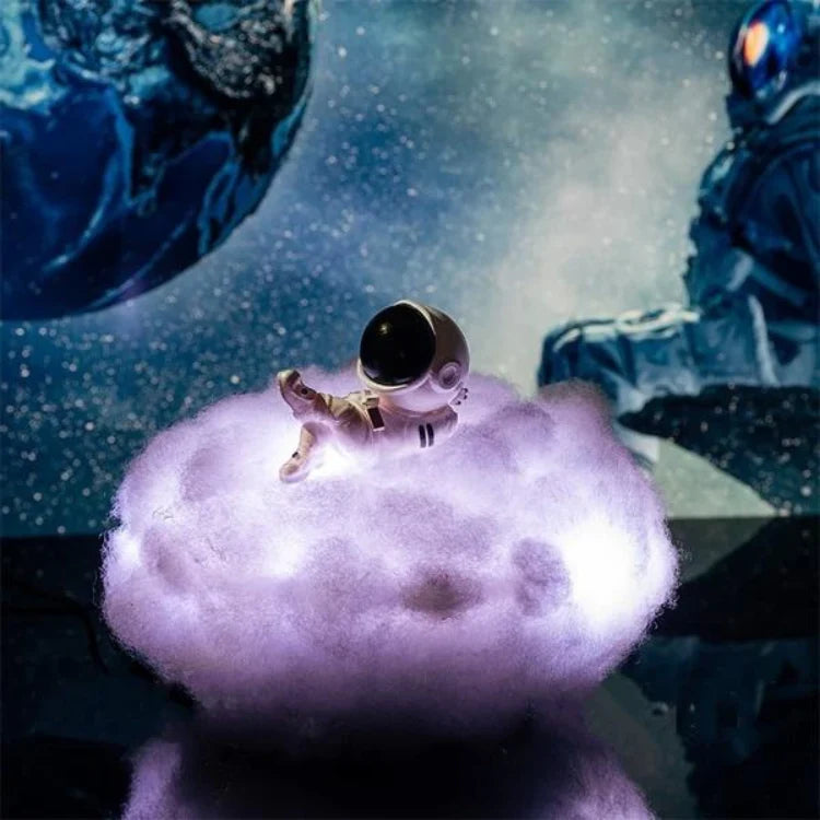 Astronaut Wolken Licht Lamp