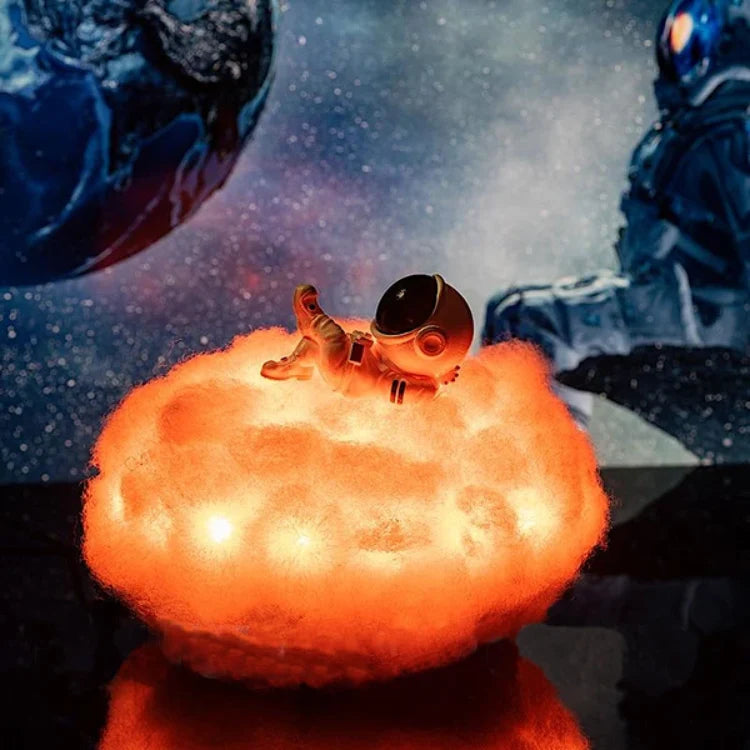 Astronaut Wolken Licht Lamp