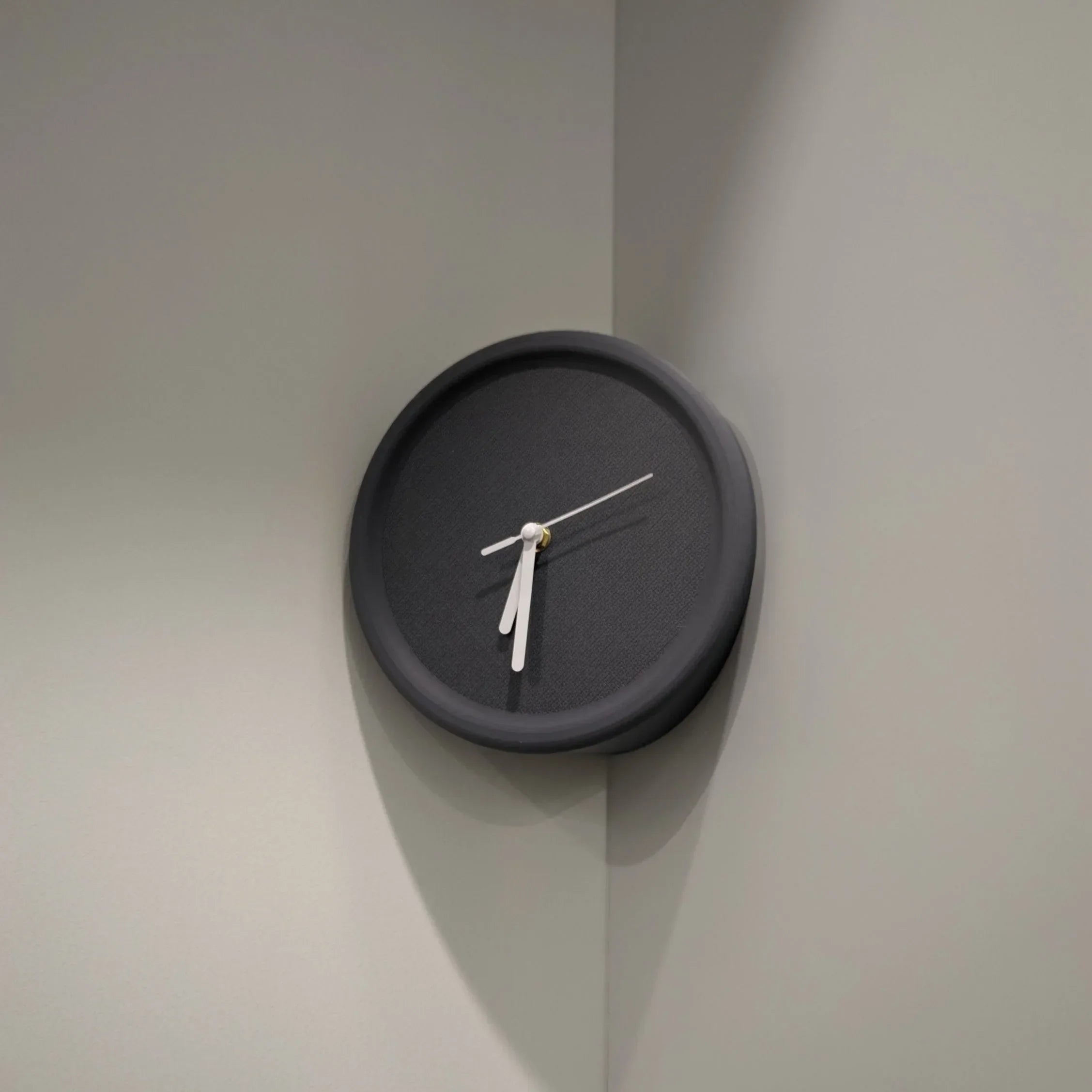 Stille Wandklok Zonder Tikkend Geluid – Ophangen Zonder Boren | Moderne Klok voor Woonkamer & Slaapkamer