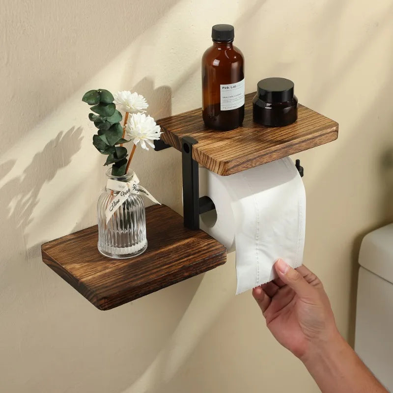 Houten Toiletpapierhouder