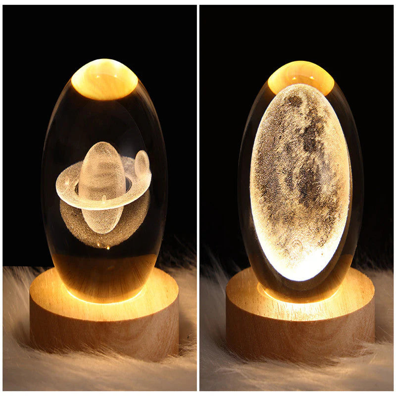 3D Galaxy Crystal Ball LED Nachtlicht