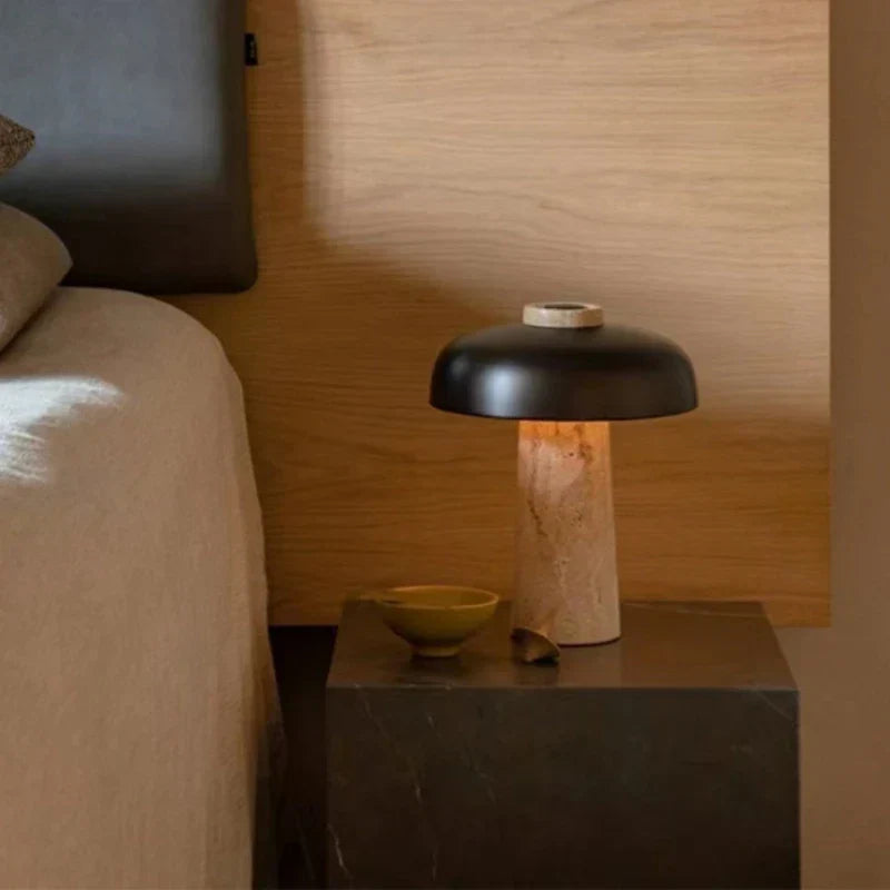 StoneAura | Travertijn Tafelverlichting