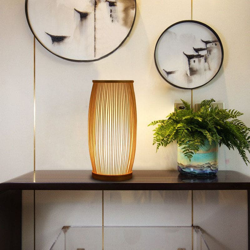 Bamboe Tafel Lamp Nachtlampje