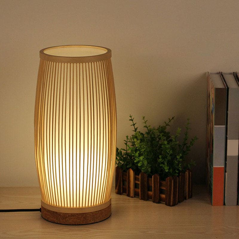 Bamboe Tafel Lamp Nachtlampje
