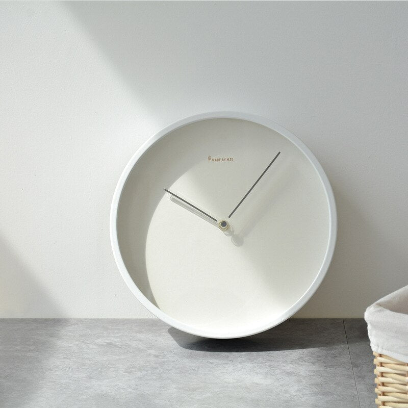 Scandinavische Minimalistische Wandklok - Klok in Scandinavische stijl met een strak, modern ontwerp