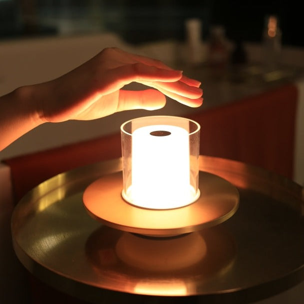 Moderne Draadloze Tafellamp met Kaars