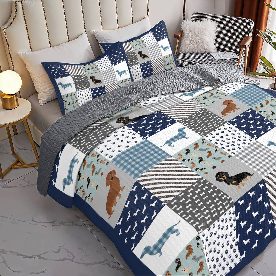 Teckel Delight All Season dekbed 3-delige set