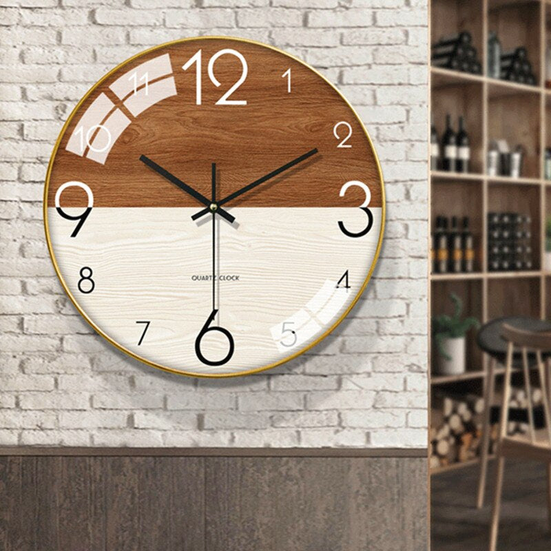 Stijlvolle Wandklok - Tijdloze Moderne Wandklok met Stil uurwerk