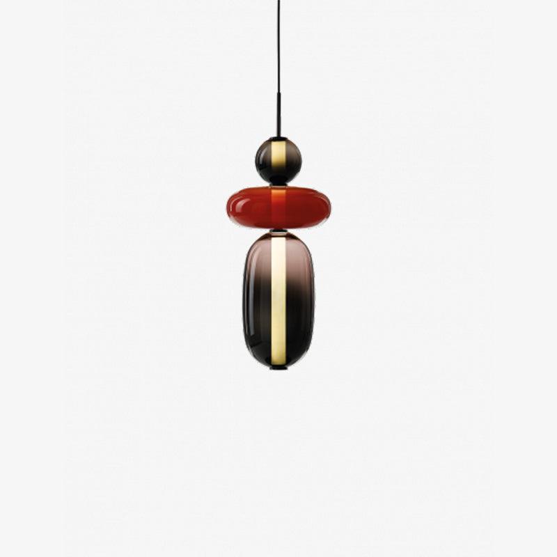 Hanglamp van Suikerachtig Glas