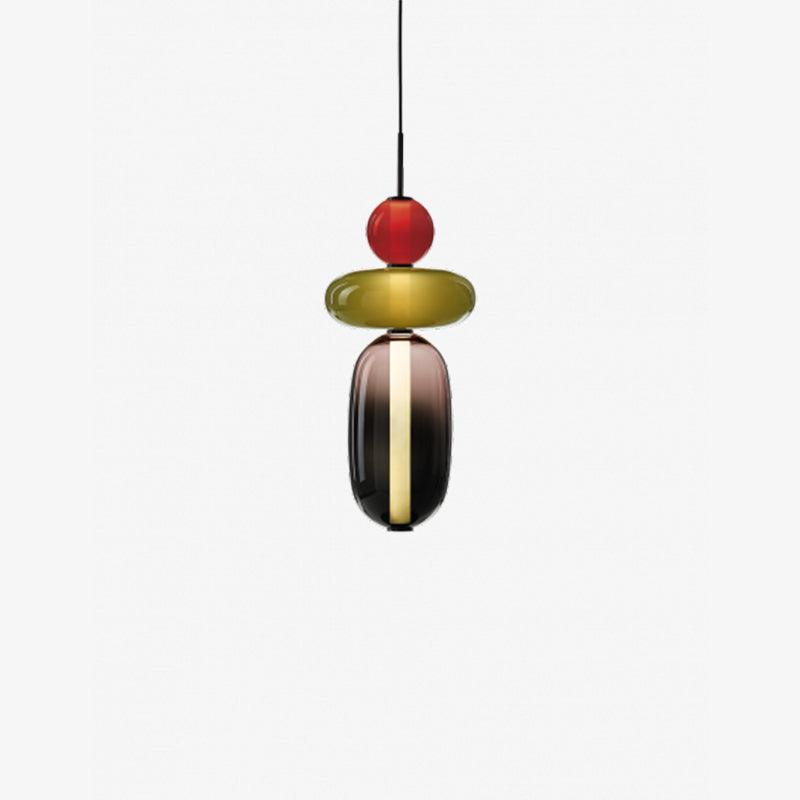 Hanglamp van Suikerachtig Glas