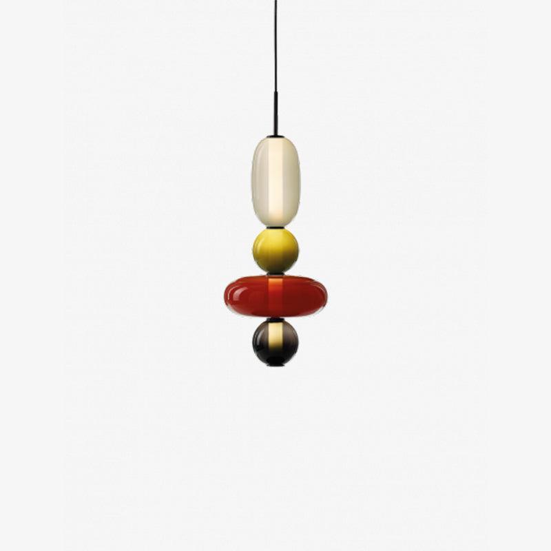 Hanglamp van Suikerachtig Glas