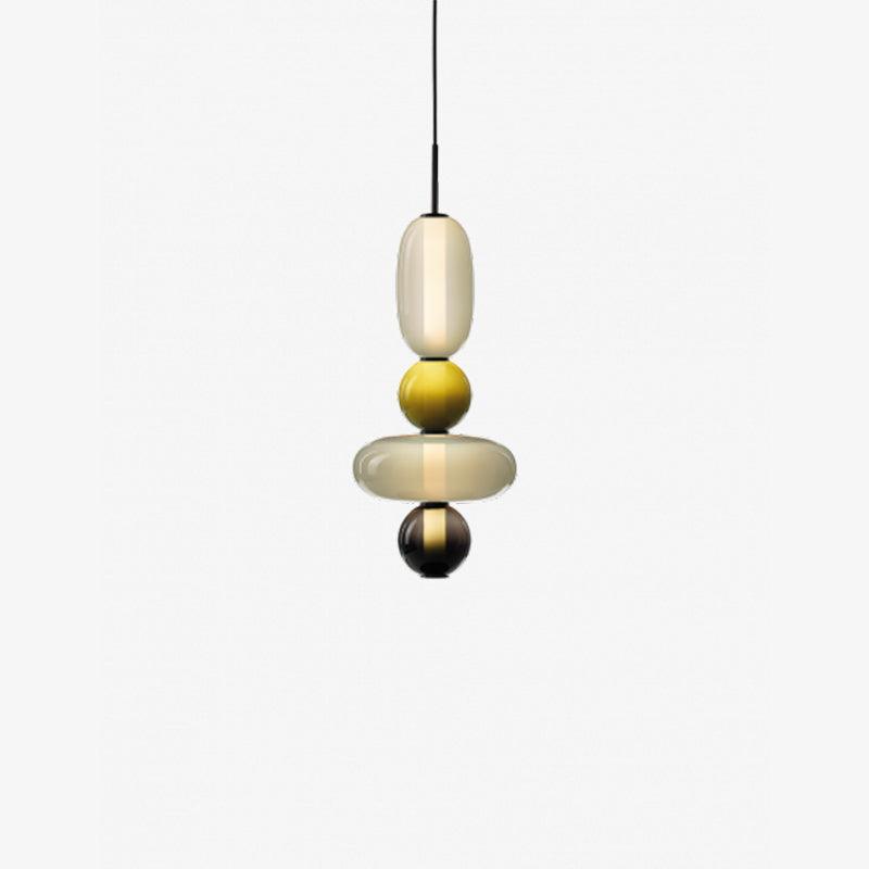 Hanglamp van Suikerachtig Glas