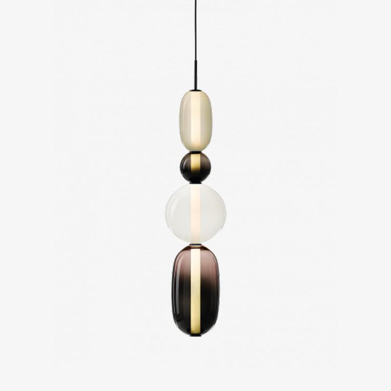Hanglamp van Suikerachtig Glas
