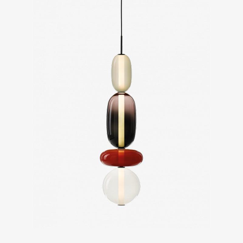 Hanglamp van Suikerachtig Glas