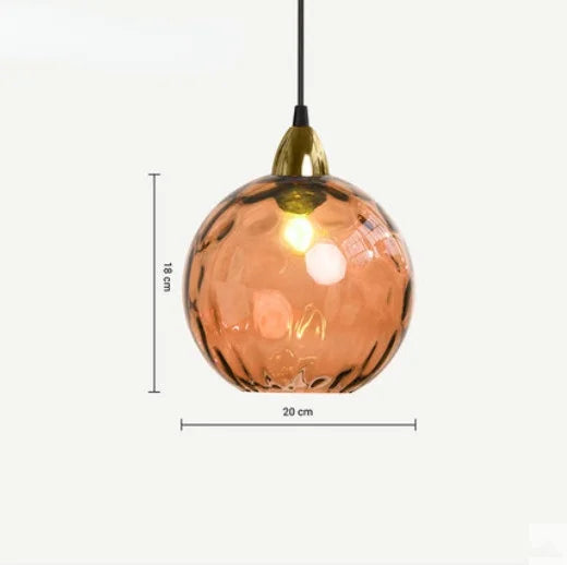 Credom Plafond lampen HelderBol - Glazen Bol Hanglamp voor een Stijlvolle Verlichting