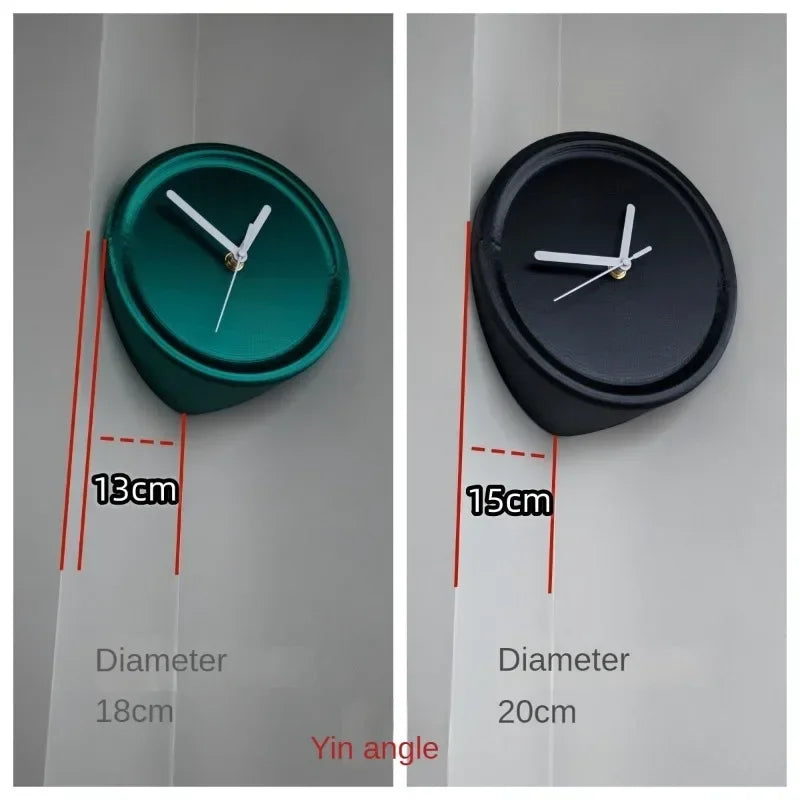 Stille Wandklok Zonder Tikkend Geluid – Ophangen Zonder Boren | Moderne Klok voor Woonkamer & Slaapkamer
