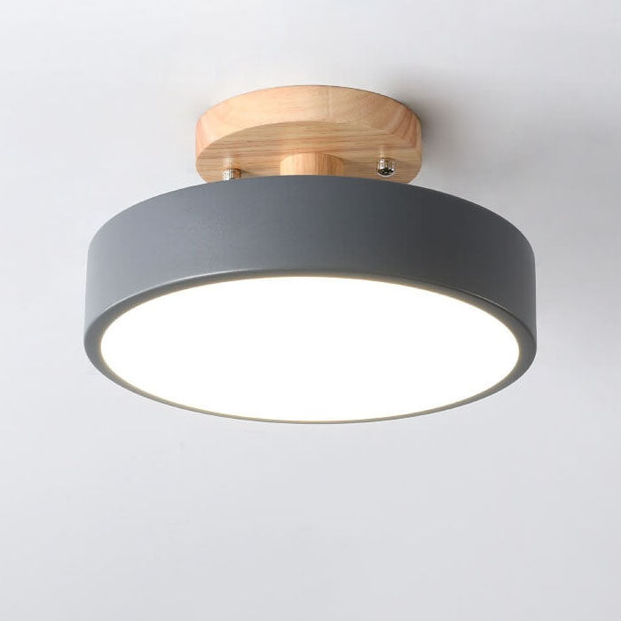 Scandinavische ronde LED plafondlamp