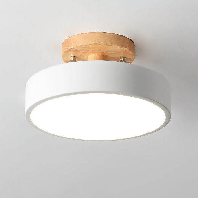 Scandinavische ronde LED plafondlamp