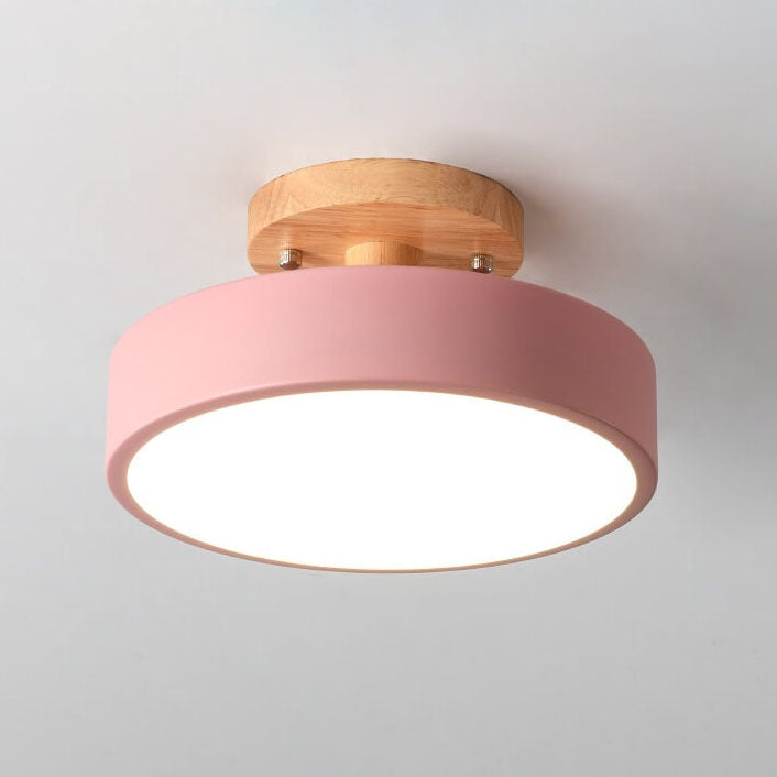 Scandinavische ronde LED plafondlamp