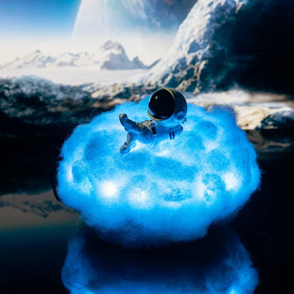 Astronaut Wolken Licht Lamp