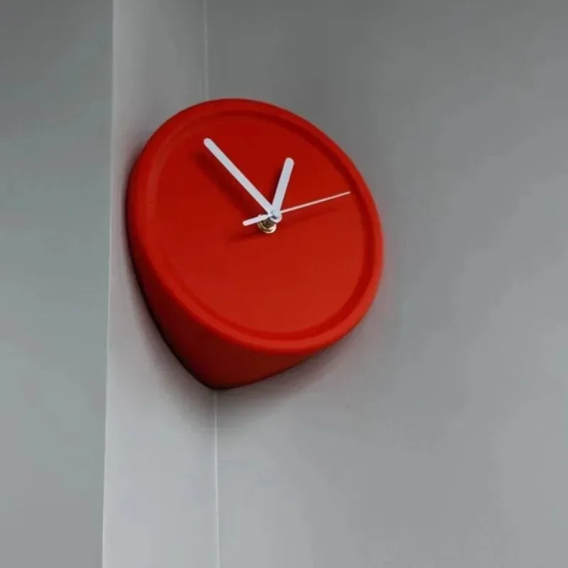 Stille Wandklok Zonder Tikkend Geluid – Ophangen Zonder Boren | Moderne Klok voor Woonkamer & Slaapkamer