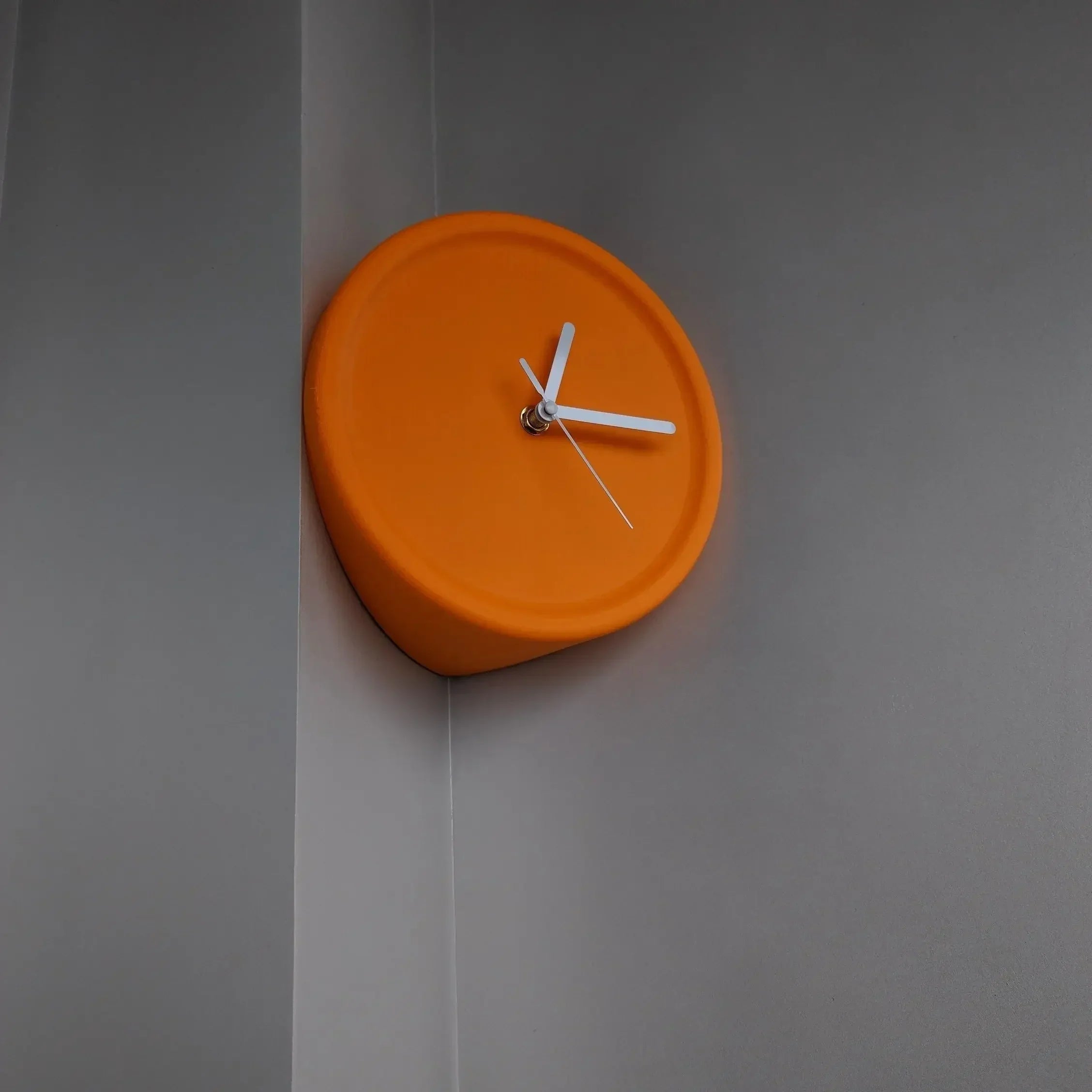 Stille Wandklok Zonder Tikkend Geluid – Ophangen Zonder Boren | Moderne Klok voor Woonkamer & Slaapkamer