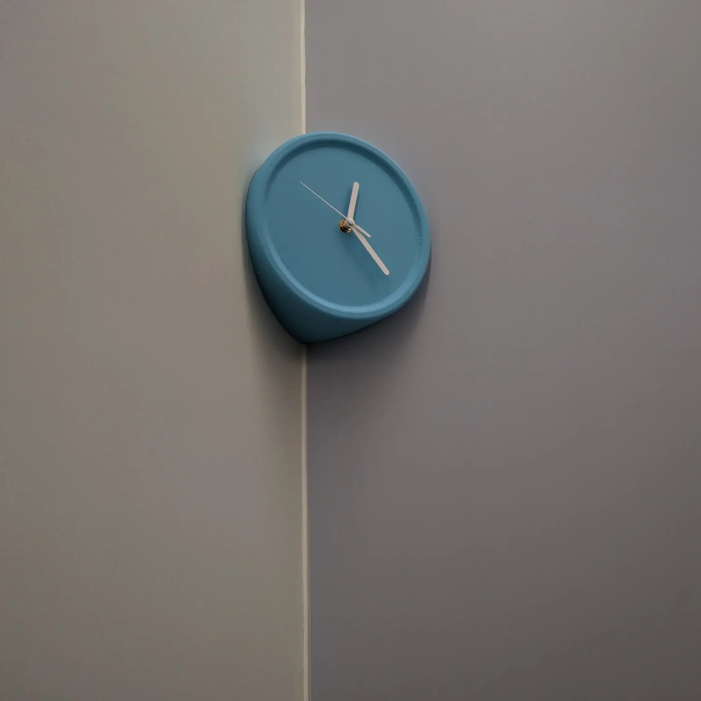 Stille Wandklok Zonder Tikkend Geluid – Ophangen Zonder Boren | Moderne Klok voor Woonkamer & Slaapkamer