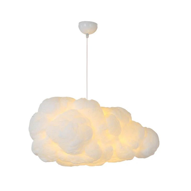 Wolkvormige moderne witte hanglamp