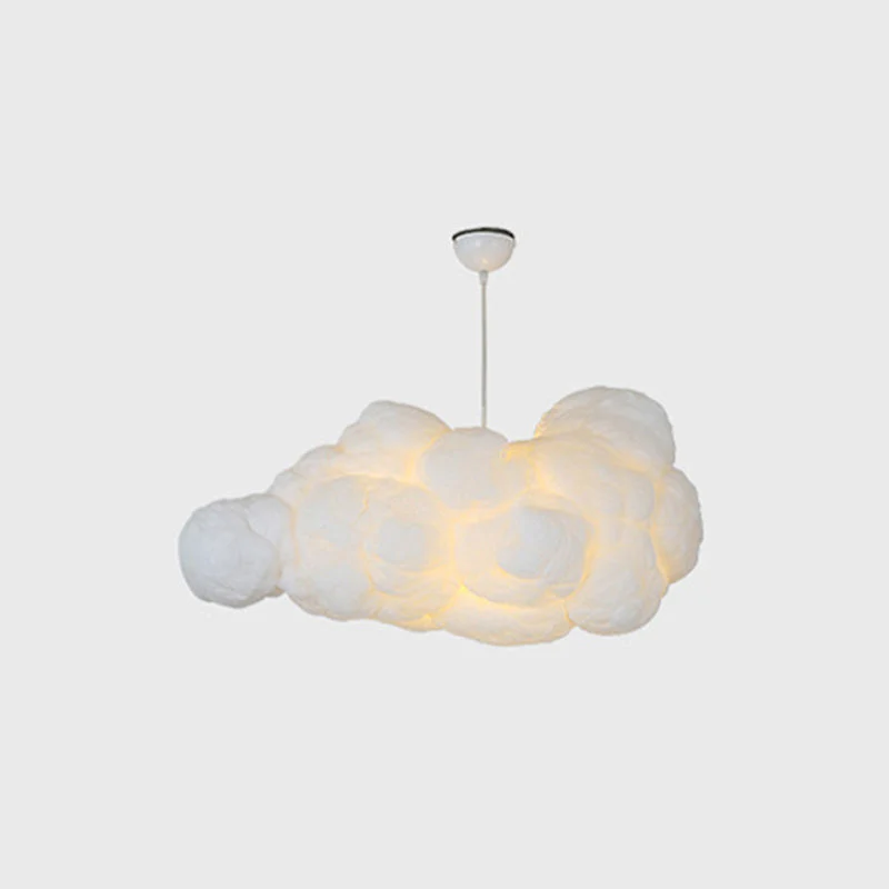 Wolkvormige moderne witte hanglamp